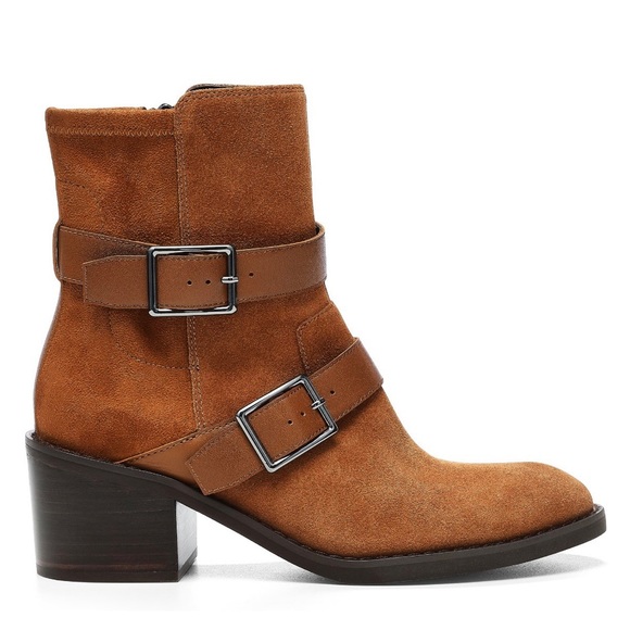 Donald J. Pliner Shoes - Darby Buckle Boot DONALD PLINER Color Saddle Size 7